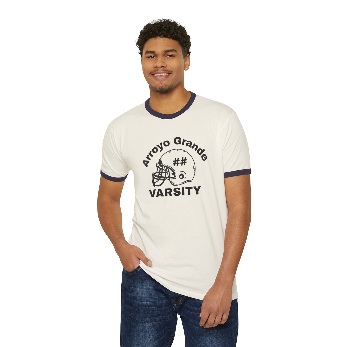 AG Varsity Football Ringer T-Shirt