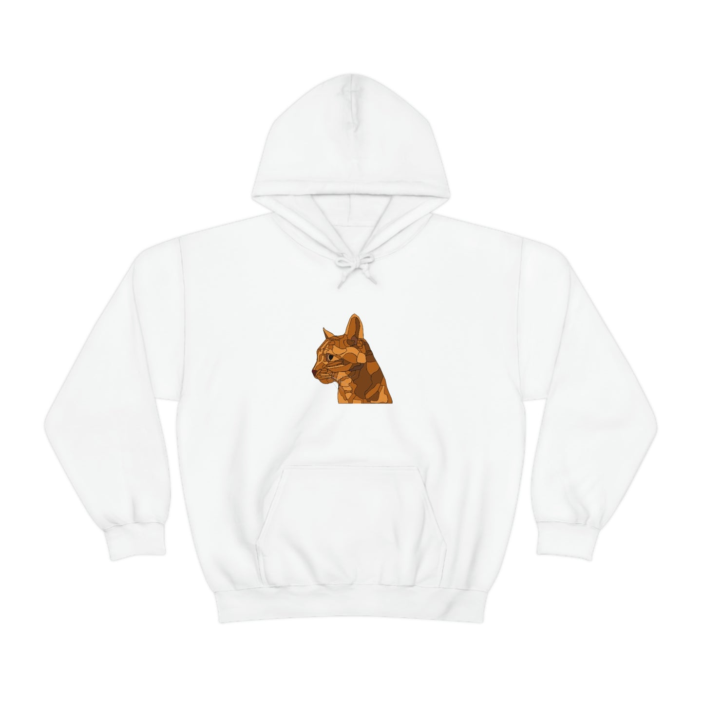 Little Orange Cat - Unisex Heavy Blend Hooded Sweatshirt