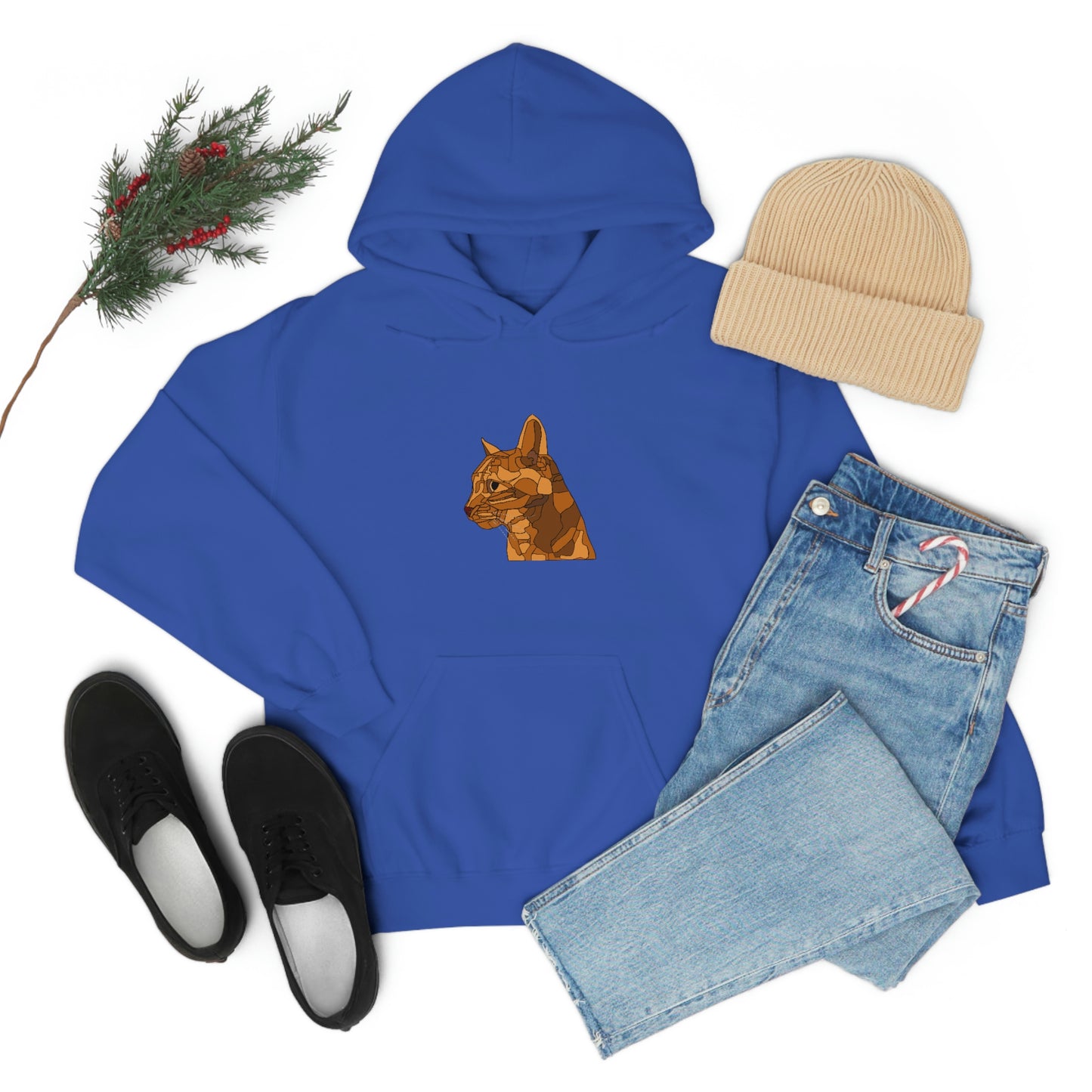 Little Orange Cat - Unisex Heavy Blend Hooded Sweatshirt