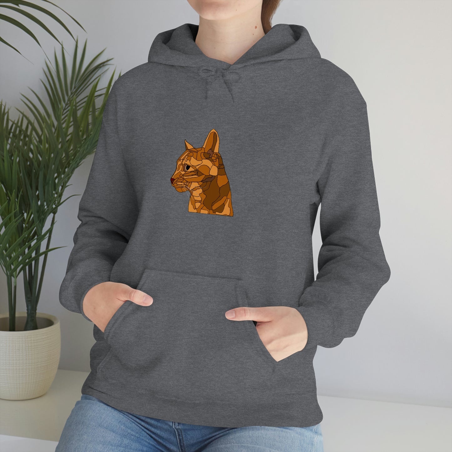 Little Orange Cat - Unisex Heavy Blend Hooded Sweatshirt