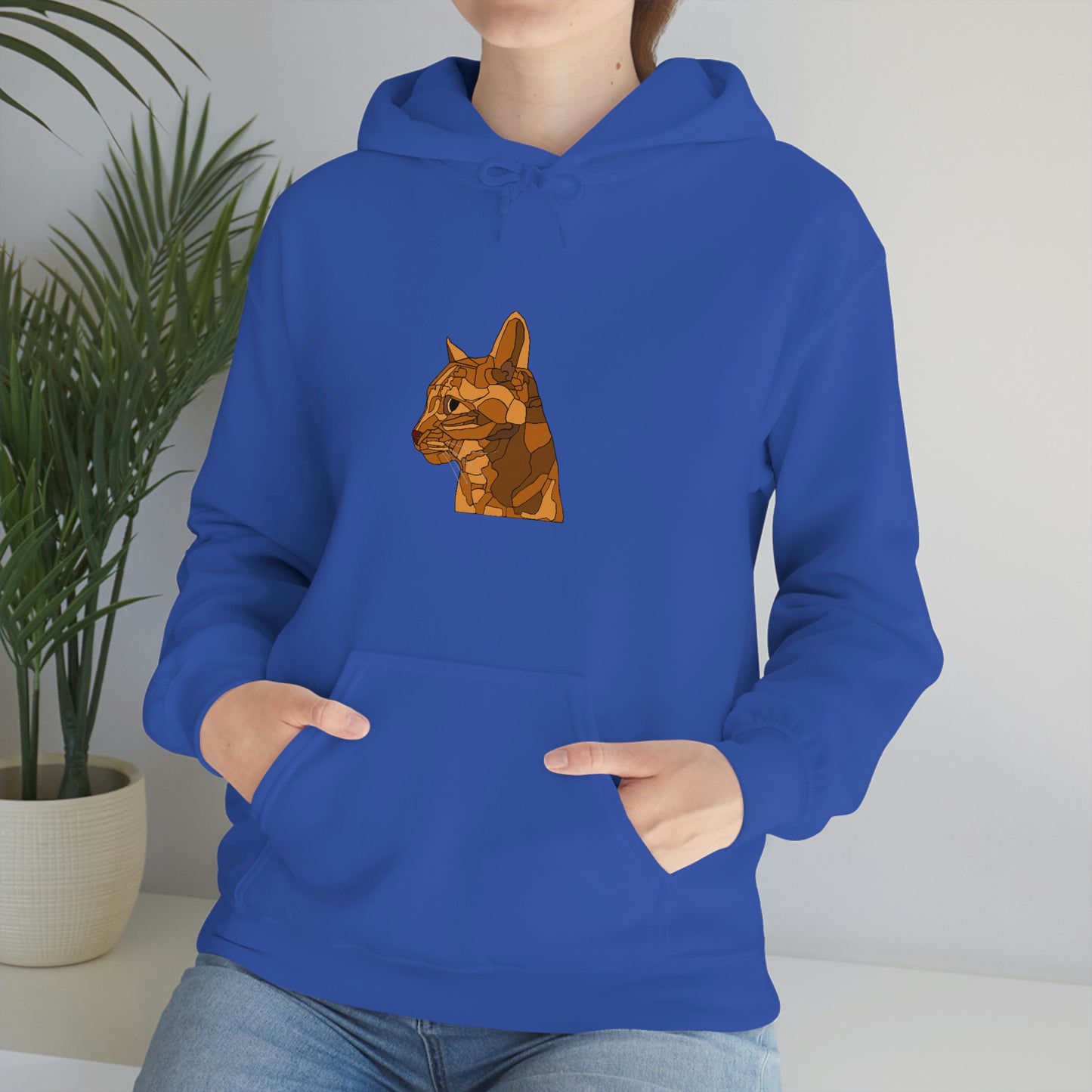 Little Orange Cat - Unisex Heavy Blend Hooded Sweatshirt