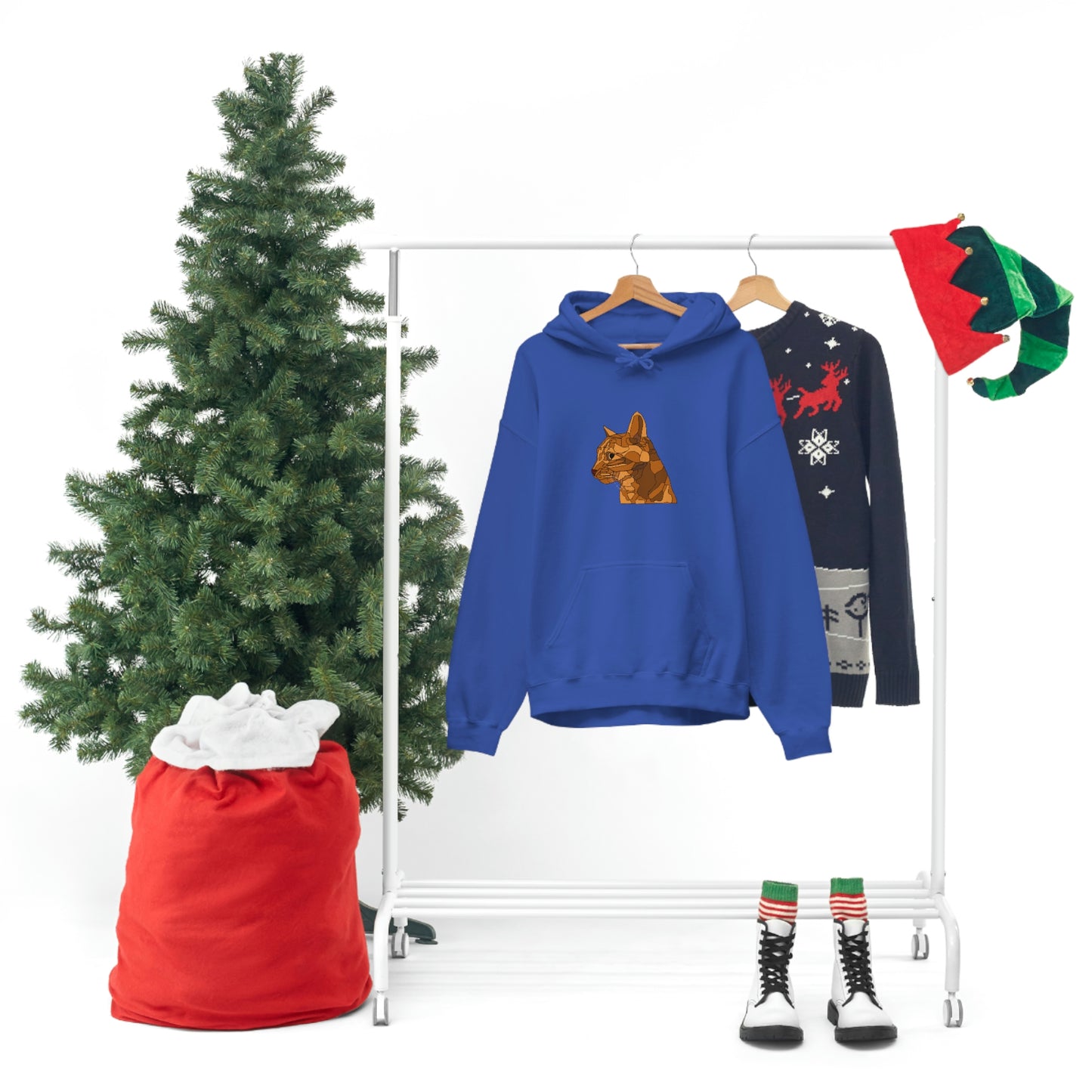Little Orange Cat - Unisex Heavy Blend Hooded Sweatshirt