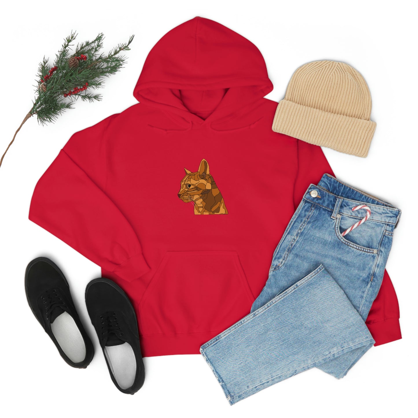 Little Orange Cat - Unisex Heavy Blend Hooded Sweatshirt