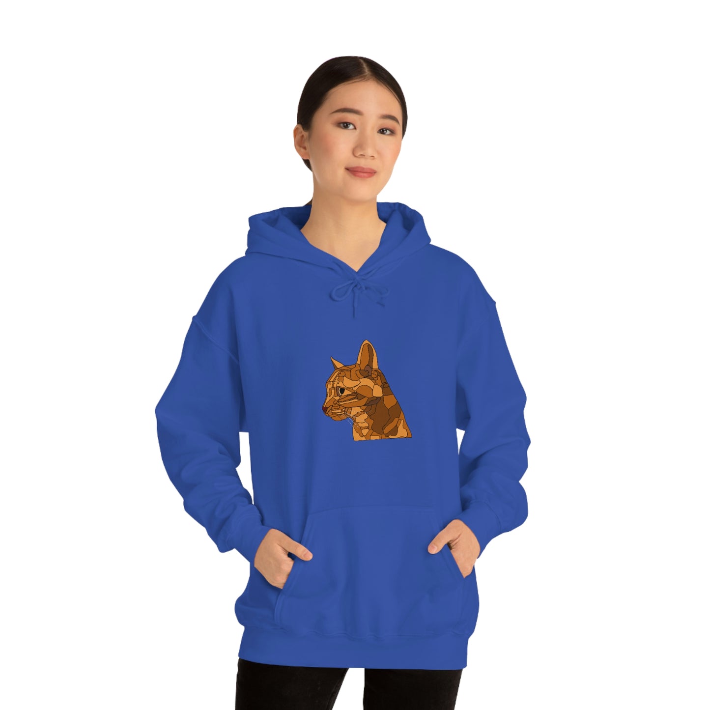 Little Orange Cat - Unisex Heavy Blend Hooded Sweatshirt