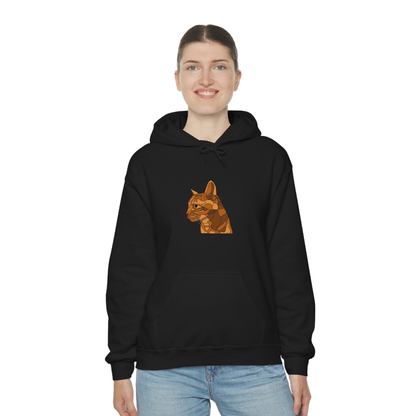 Little Orange Cat - Unisex Heavy Blend Hooded Sweatshirt