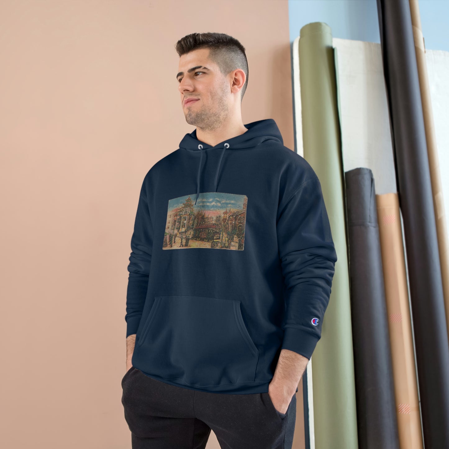 Cable Car SF - Champion Hoodie