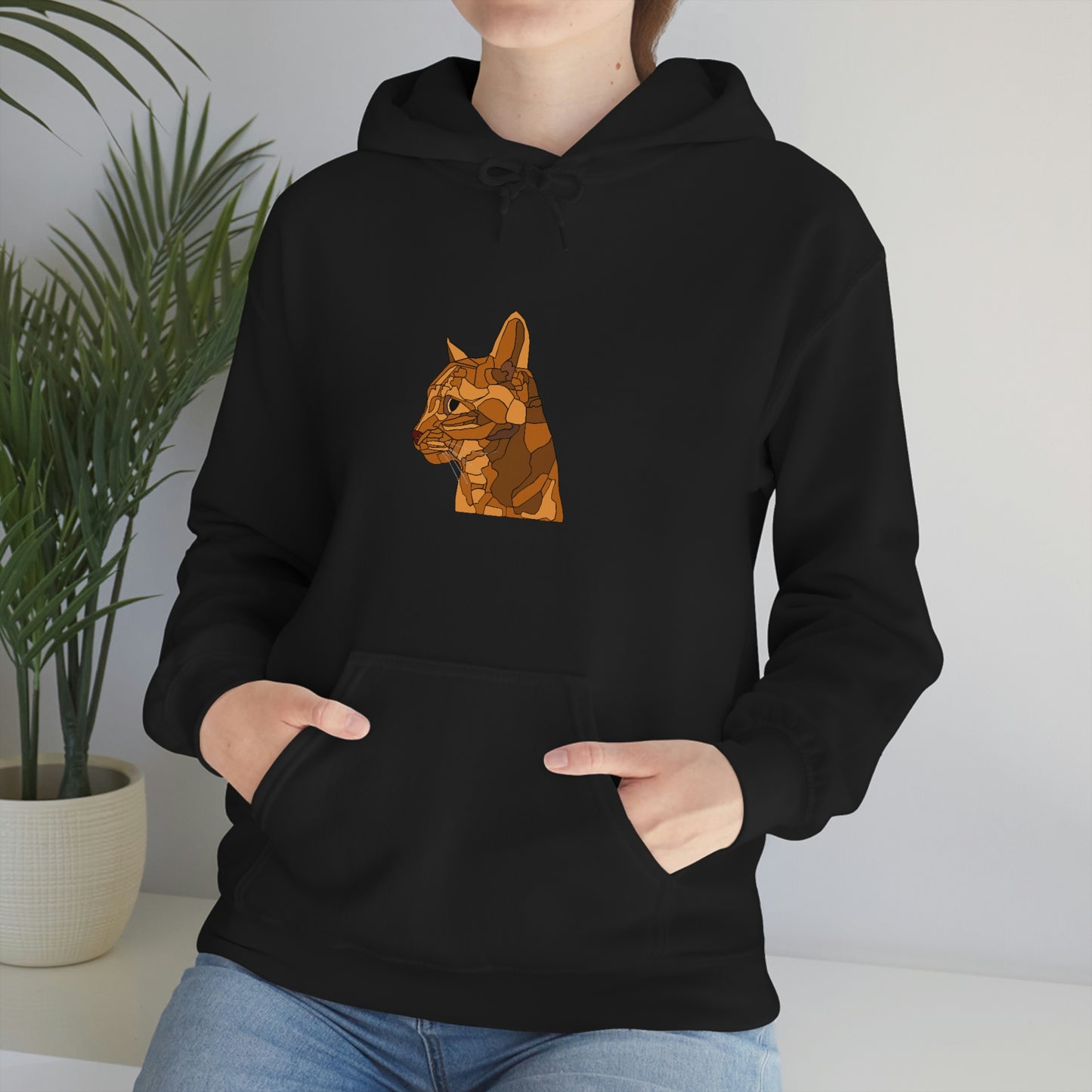 Little Orange Cat - Unisex Heavy Blend Hooded Sweatshirt