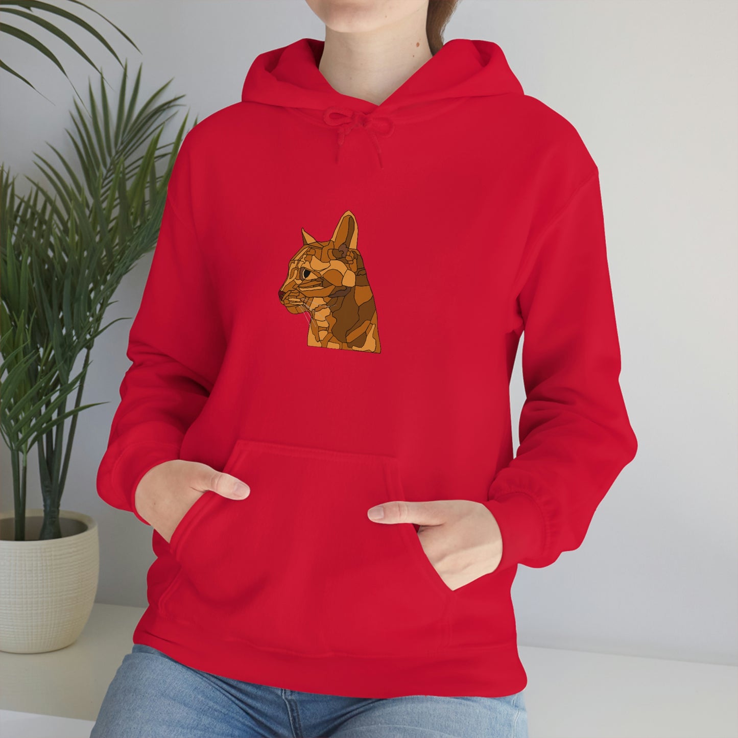 Little Orange Cat - Unisex Heavy Blend Hooded Sweatshirt