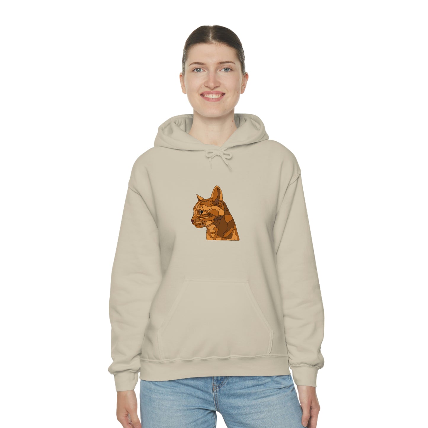 Little Orange Cat - Unisex Heavy Blend Hooded Sweatshirt