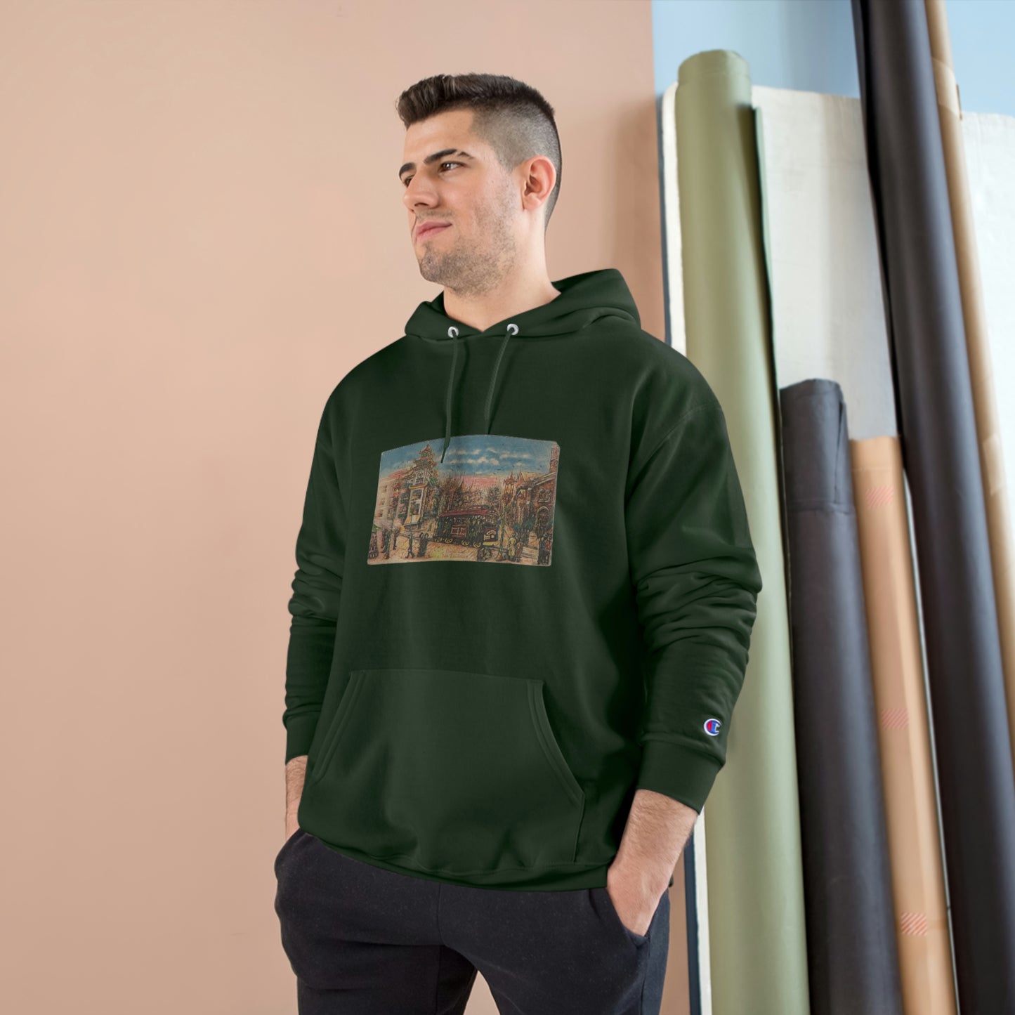 Cable Car SF - Champion Hoodie