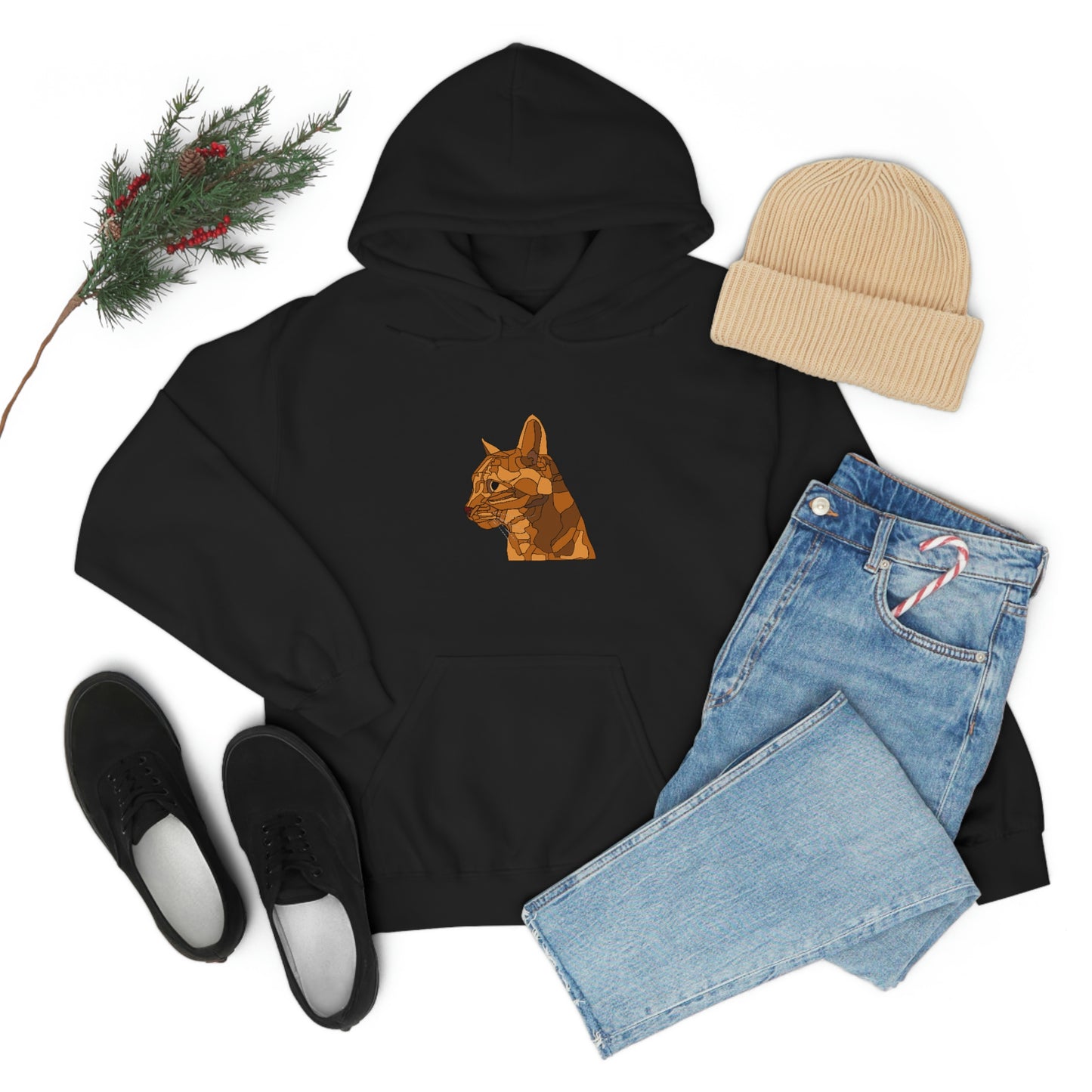 Little Orange Cat - Unisex Heavy Blend Hooded Sweatshirt