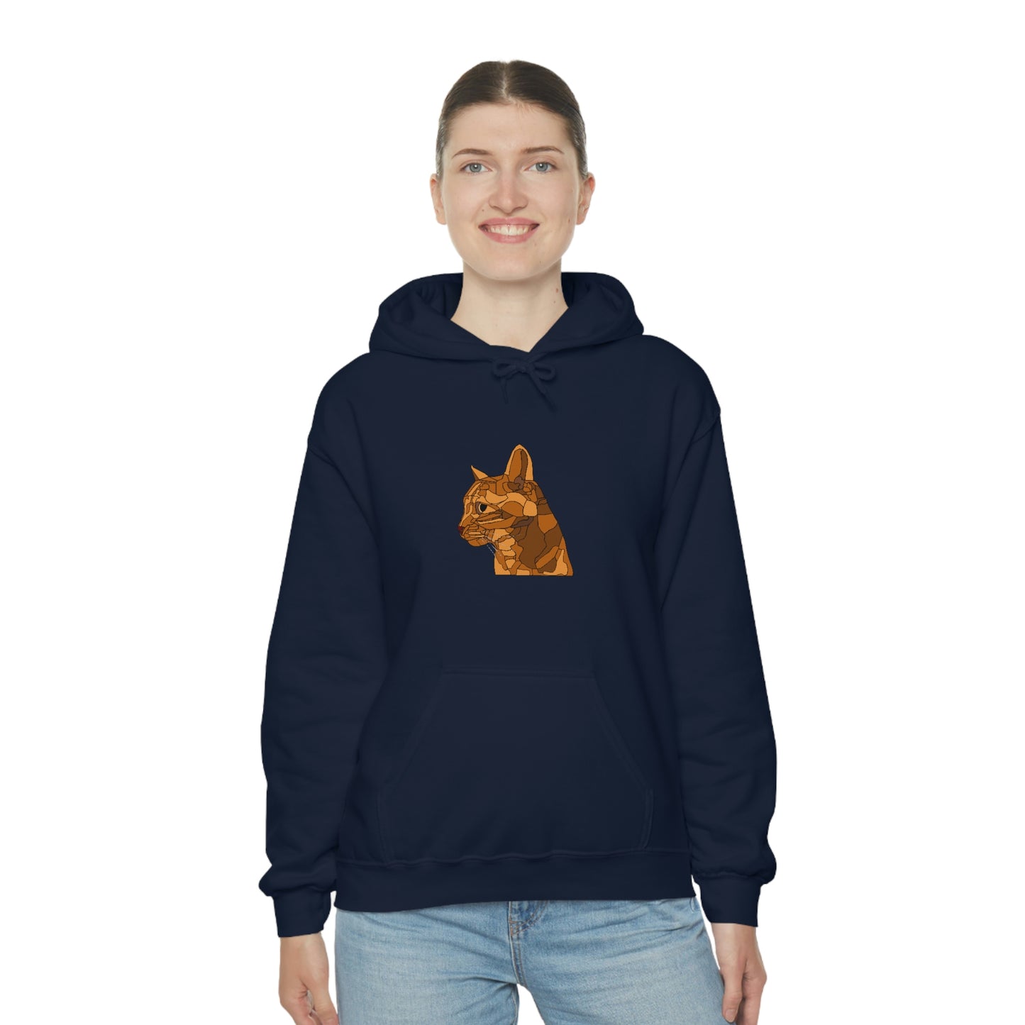 Little Orange Cat - Unisex Heavy Blend Hooded Sweatshirt