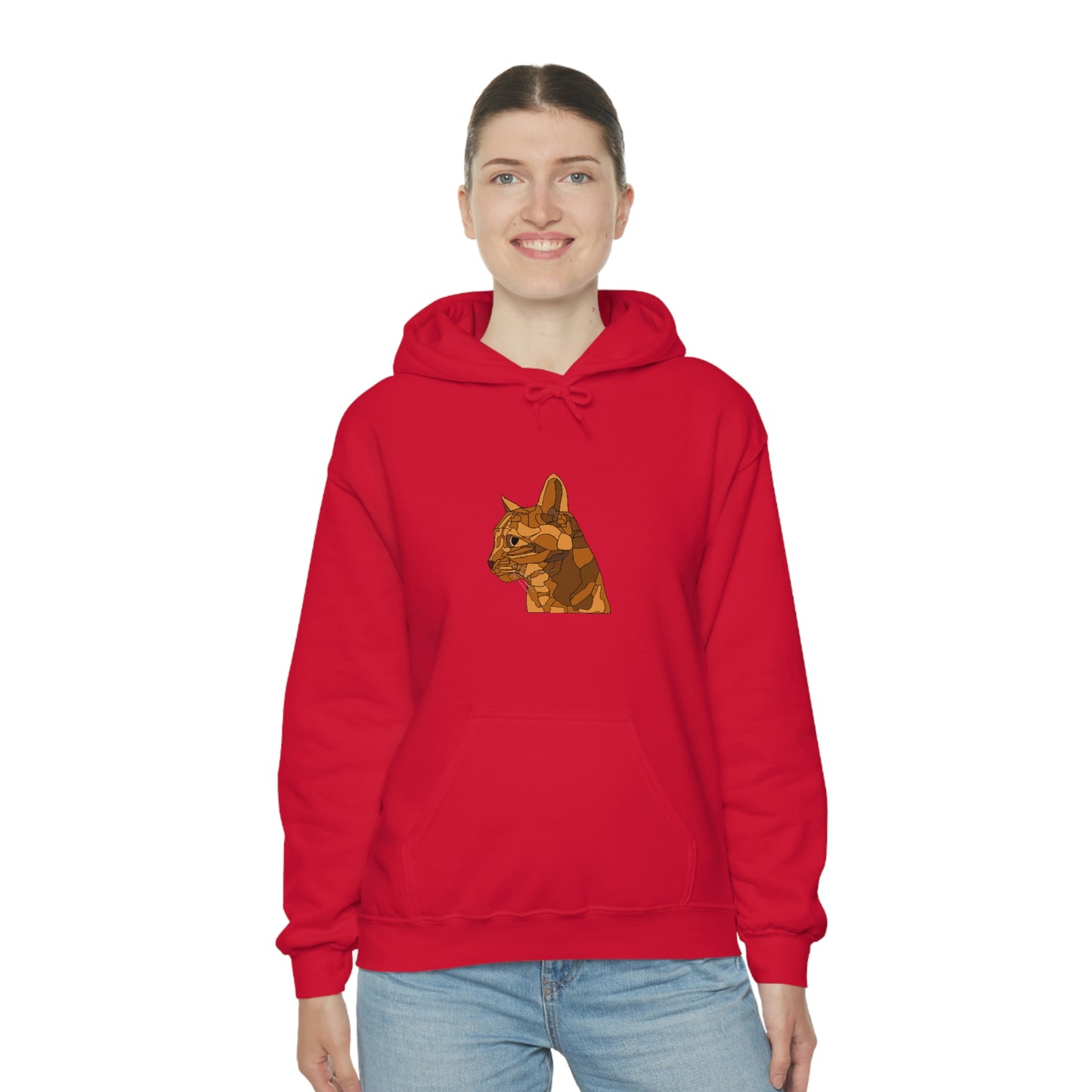 Little Orange Cat - Unisex Heavy Blend Hooded Sweatshirt
