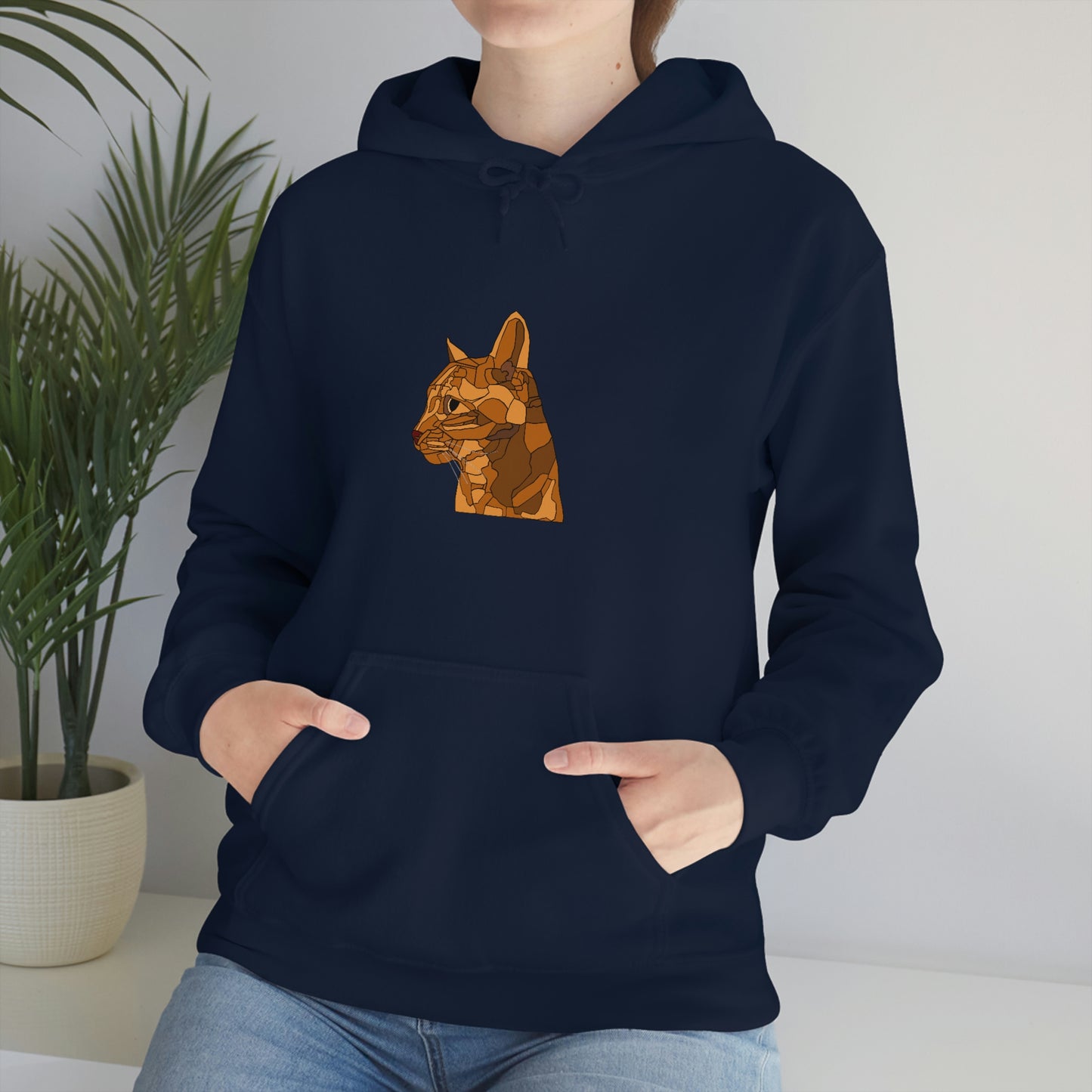 Little Orange Cat - Unisex Heavy Blend Hooded Sweatshirt