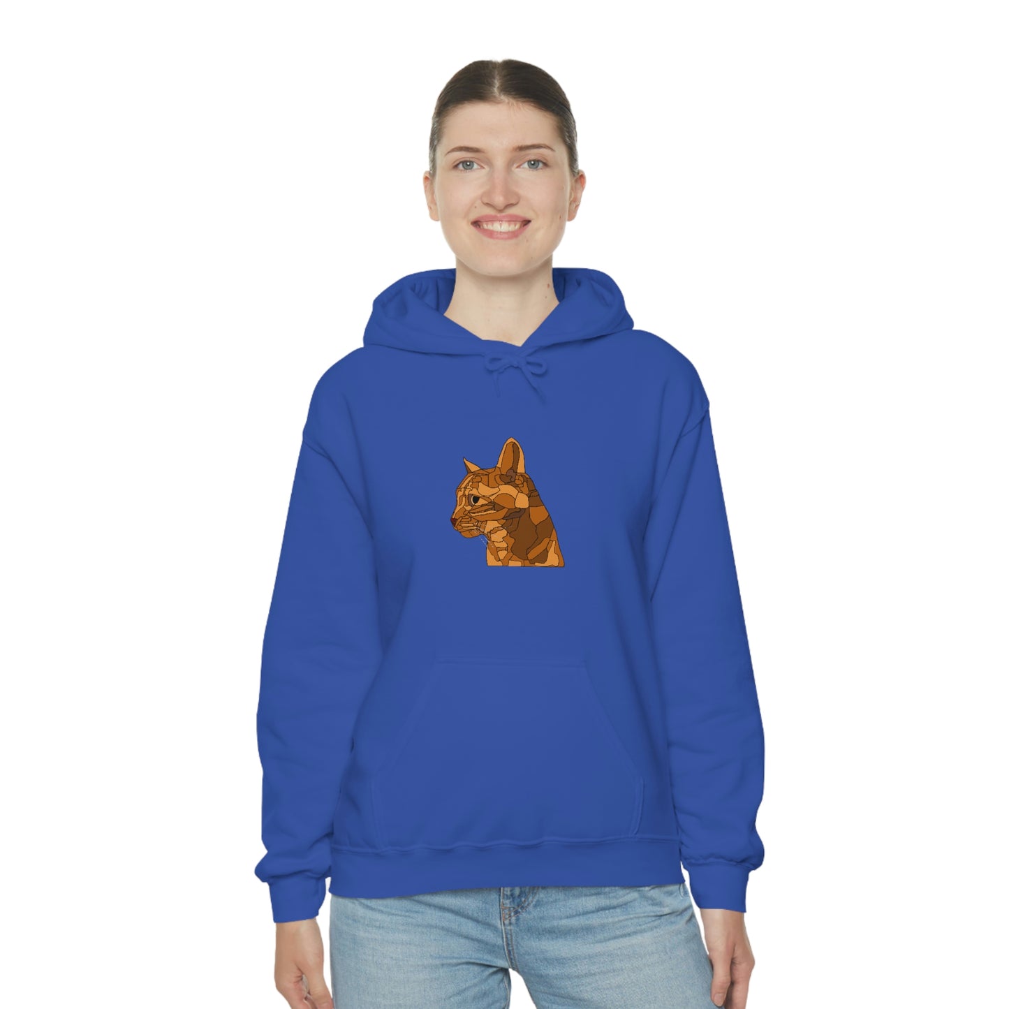 Little Orange Cat - Unisex Heavy Blend Hooded Sweatshirt