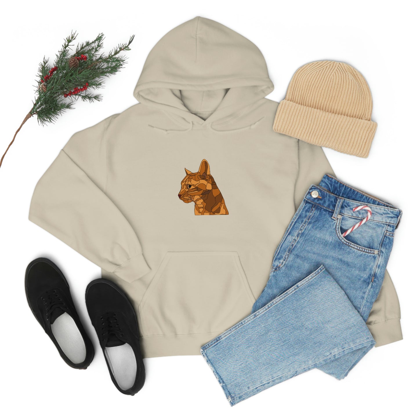 Little Orange Cat - Unisex Heavy Blend Hooded Sweatshirt