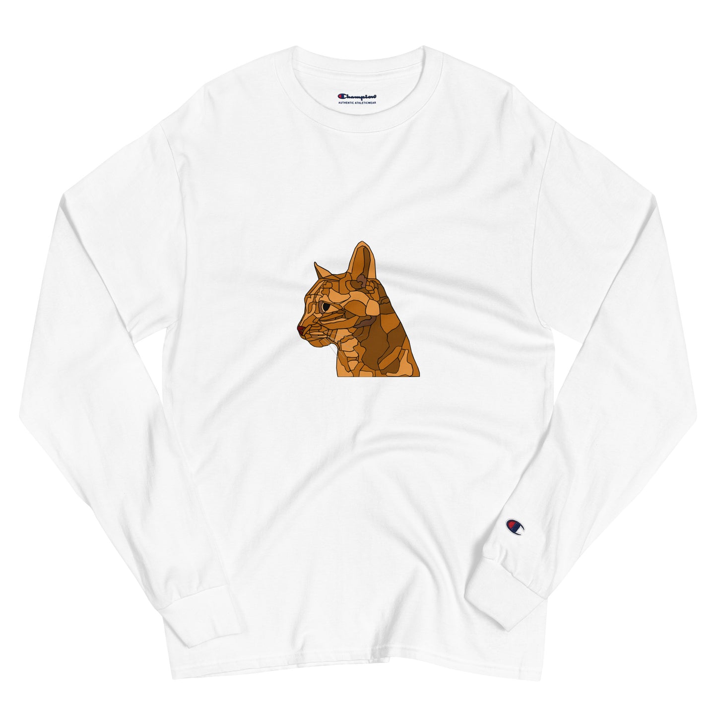 Little Orange Cat - Men's Champion Long Sleeve Shirt